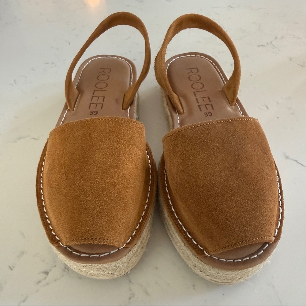 ROOLEE | faux suede espadrille platform sandal - Picture 3 of 6